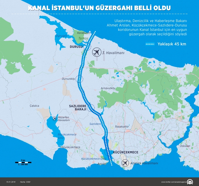 Kanal İstanbul için ÇED süreci başladı